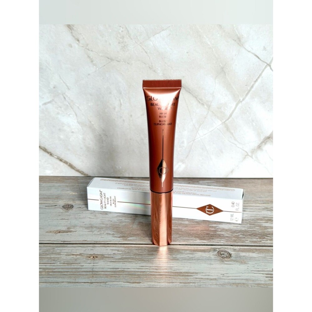 New ✨ Charlotte Tilbury Glowgasm Beauty Light Wand liquid hybrid blush, Pinkgasm